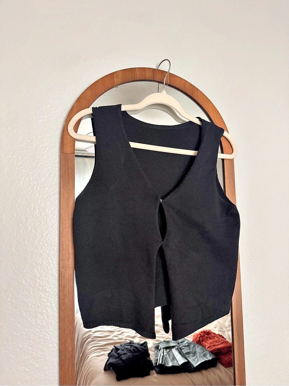 Black Knit Tank Top Like New